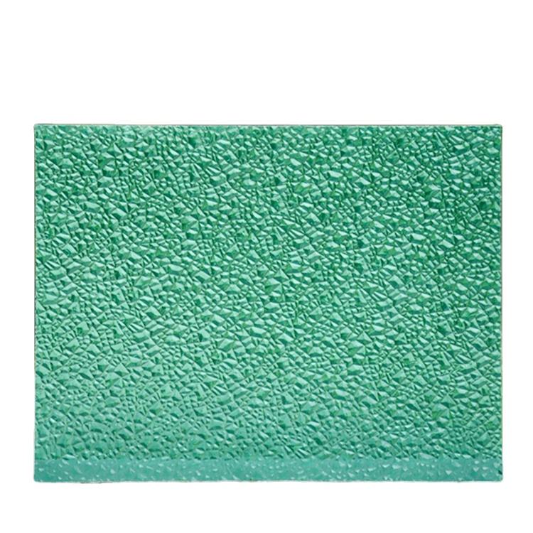 Clear White Polycarbonate Diamond Embossed Sheet Price