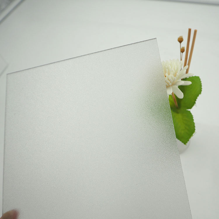 2mm 4mm 8mm China Factory Clear Soundproof Frosted Polycarbonate Sheet