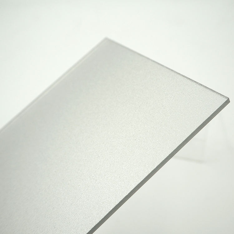 Fire Retardant Hard Coated Frosted Polycarbonate Panels Solid PC Sheet For Roofing
